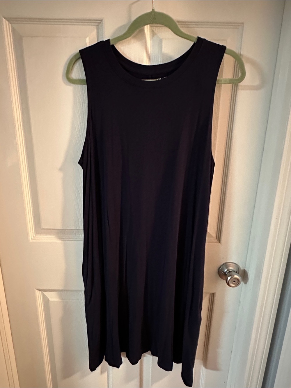Time and Tru Navy Crewneck Dress